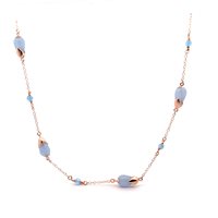 Collana Lucos Donna in Argento Quarzo ESCO 799.AZZURRO